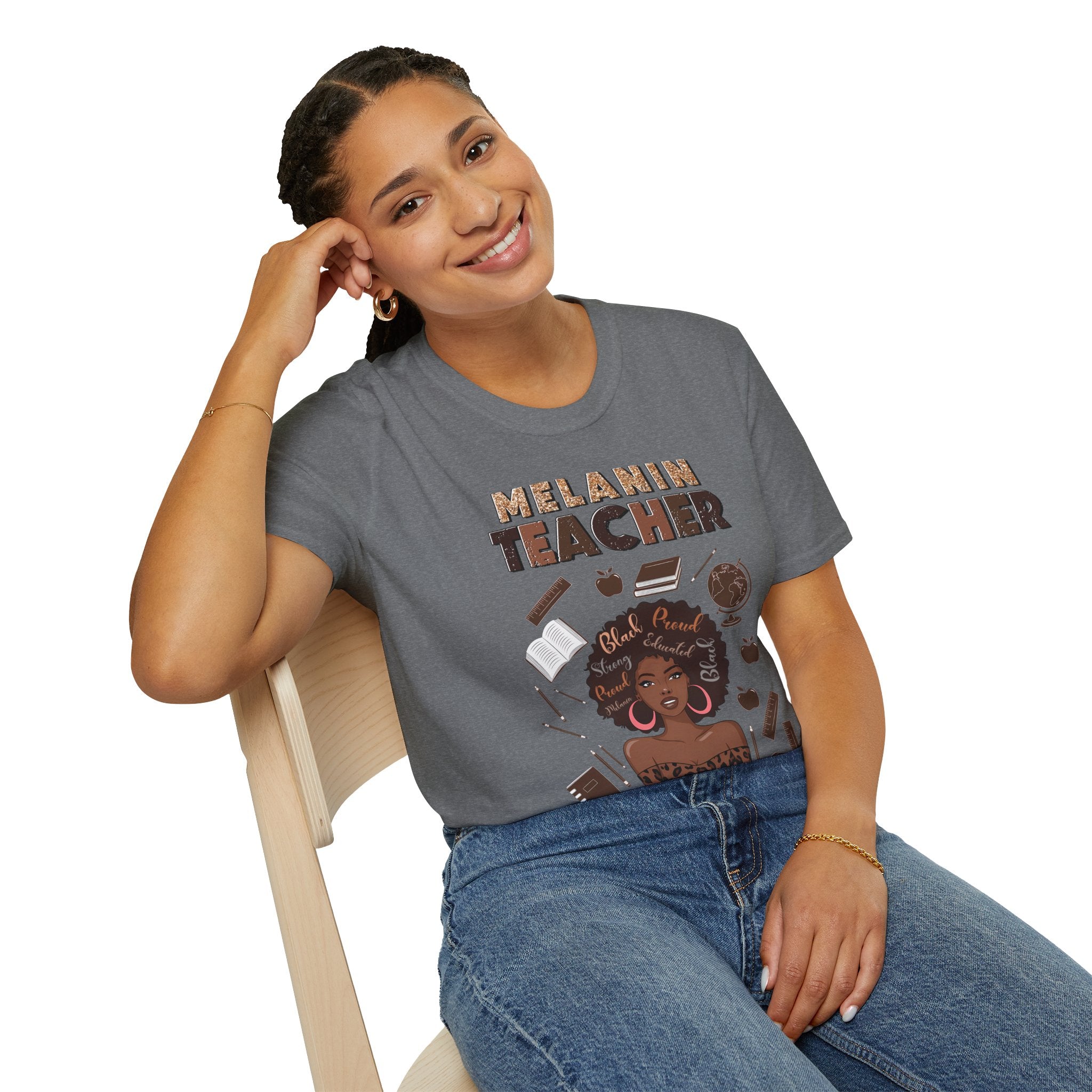 Melanin Teacher Tee