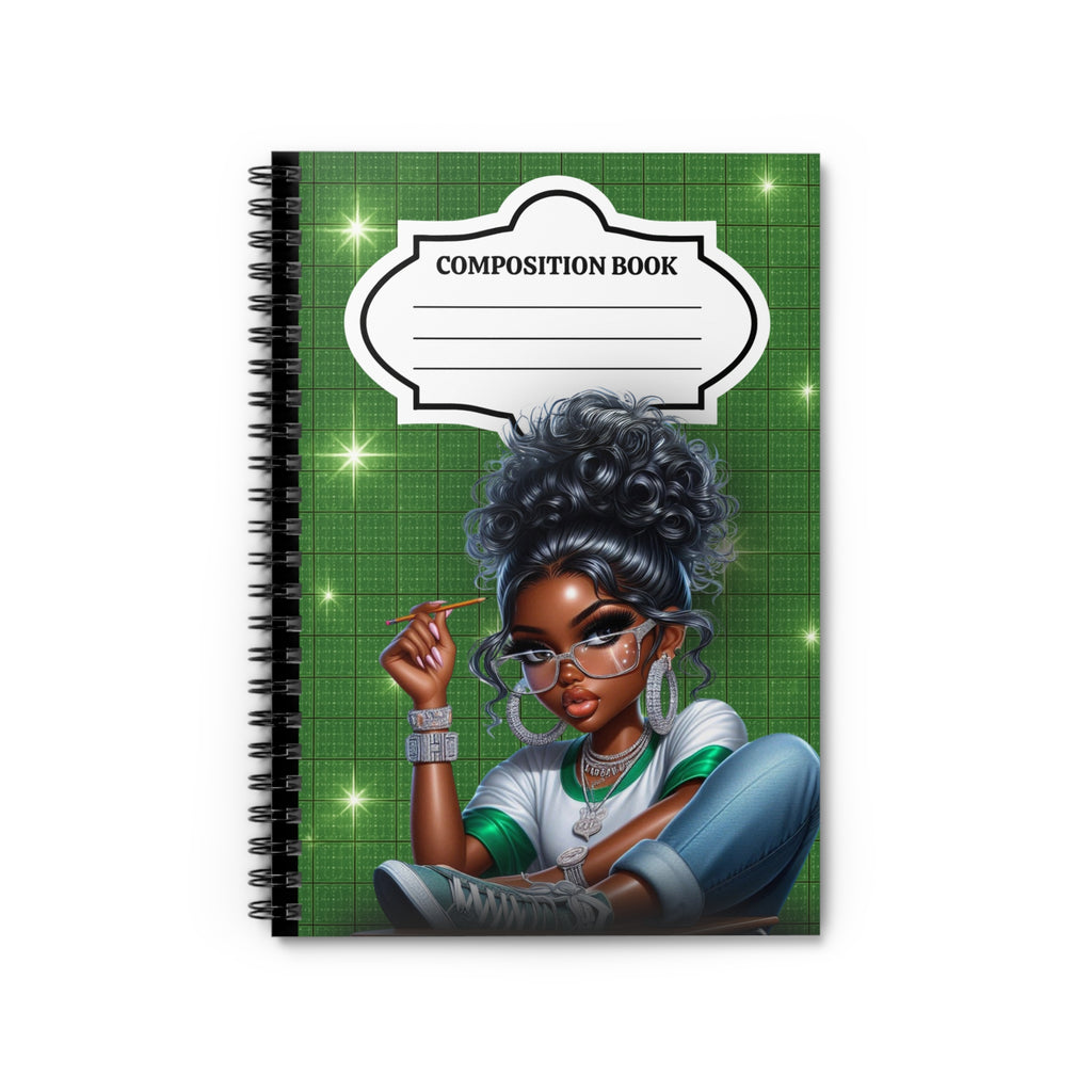 Bun Money Green Composition Notebook