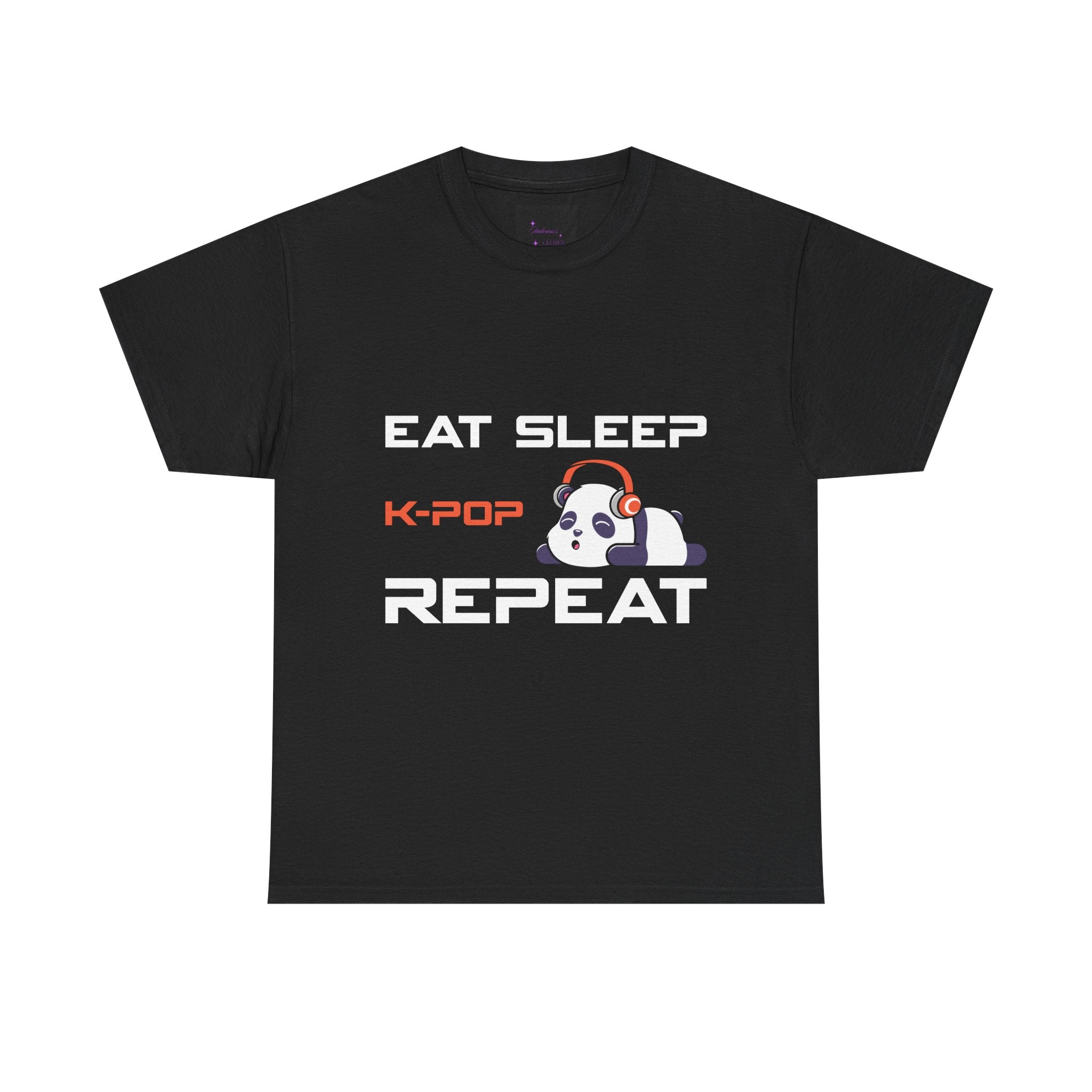 Eat, Sleep, K-Pop Panda Tee