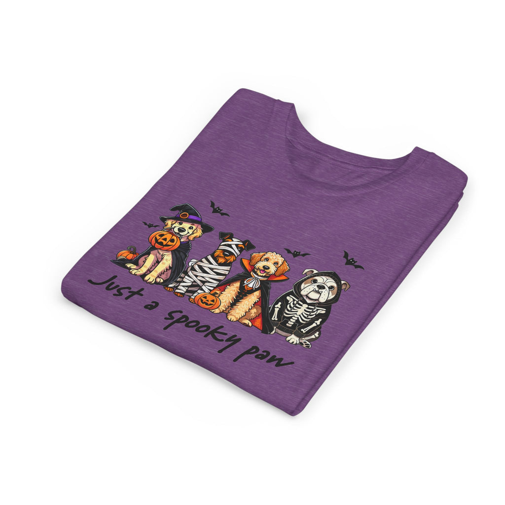 Spooky Paw Halloween Youth Tee