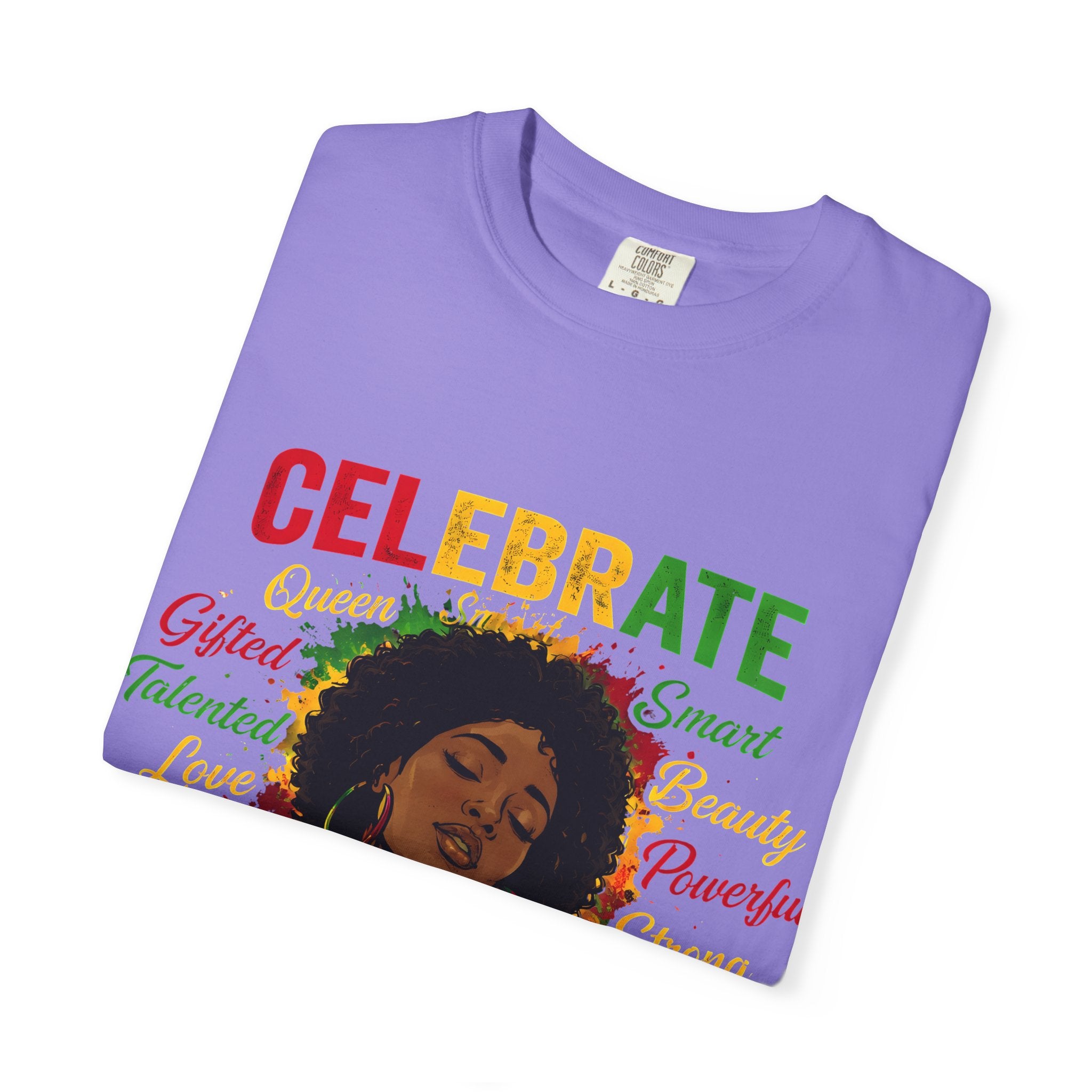 Juneteenth Celebration T-Shirt — Celebrate Juneteenth with Afrocentric Art & Empowering Words
