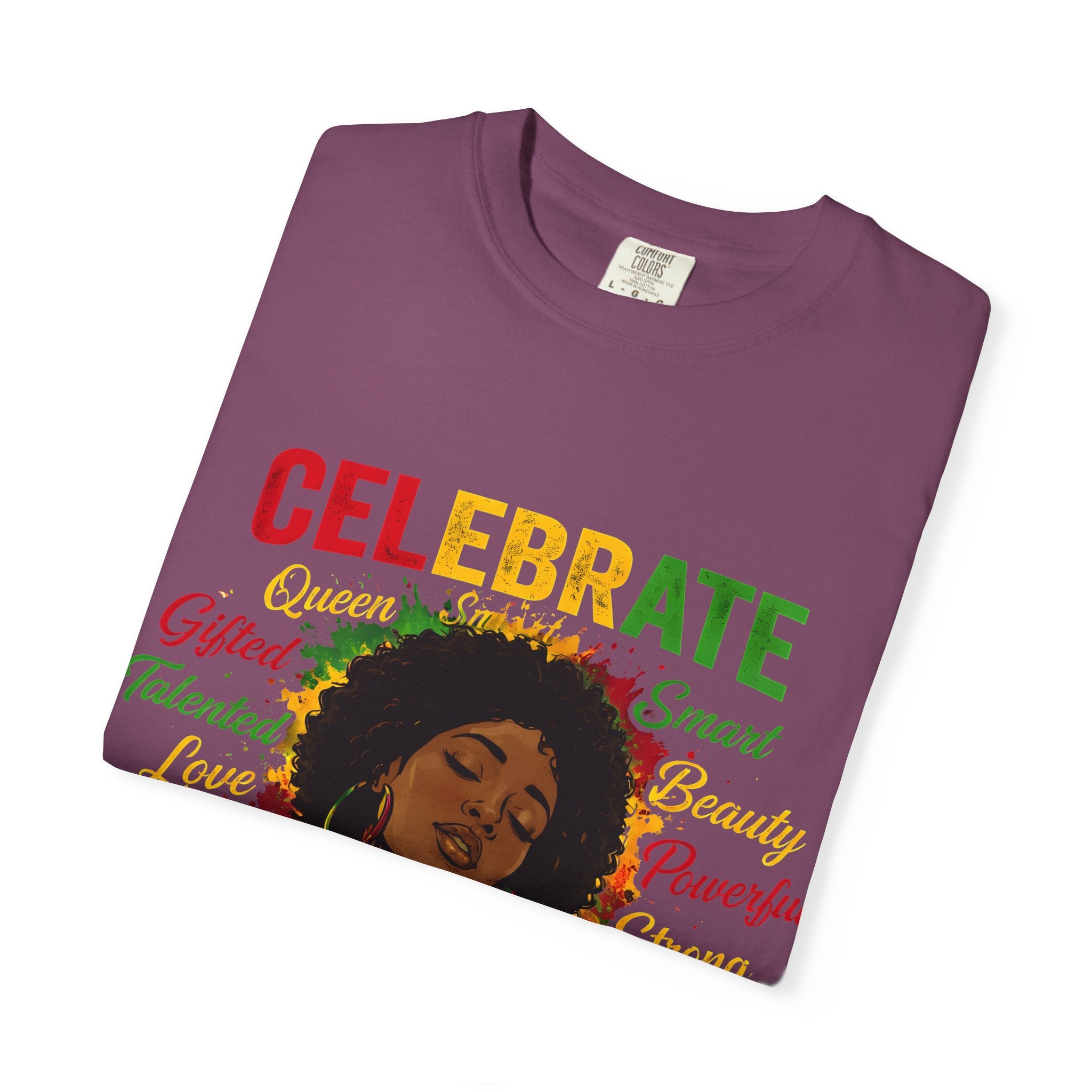 Juneteenth Celebration T-Shirt — Celebrate Juneteenth with Afrocentric Art & Empowering Words