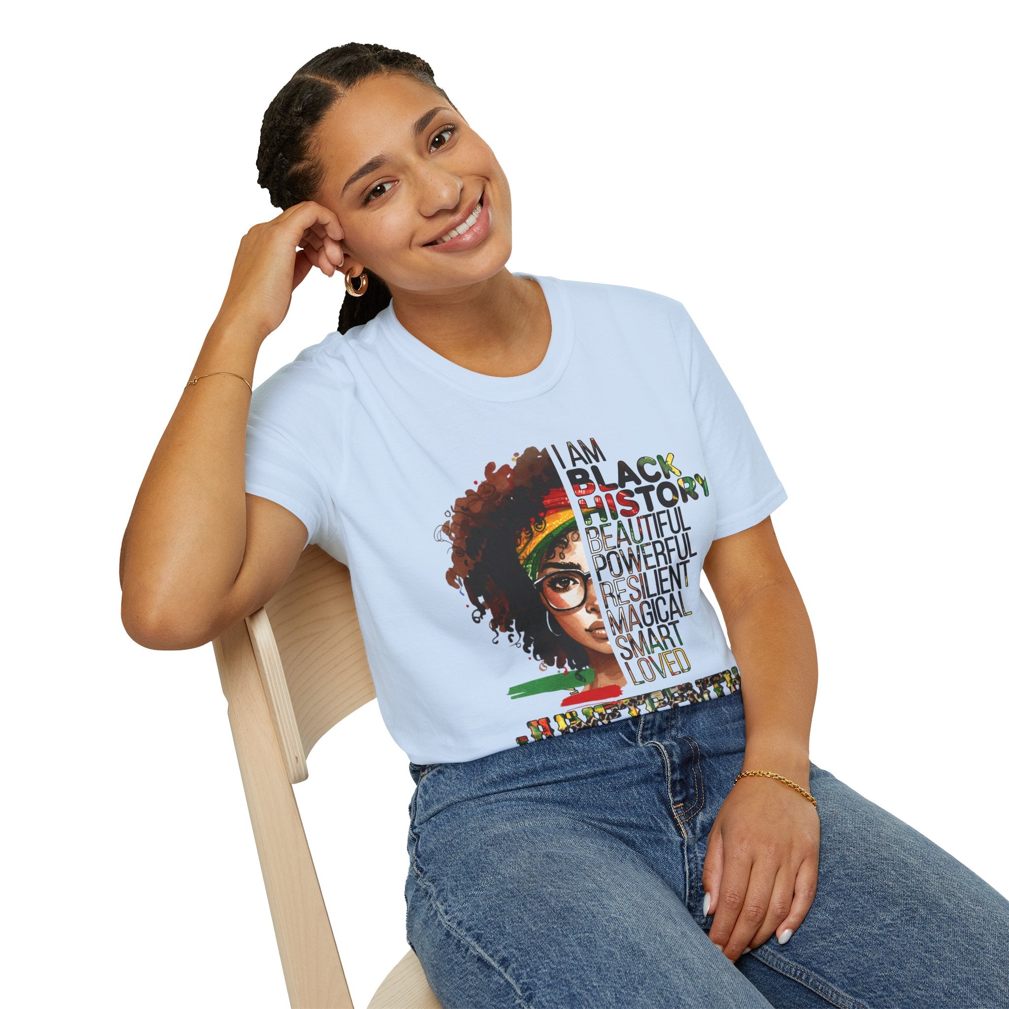 “I Am Black History: Beautiful, Powerful, Resilient” Tee