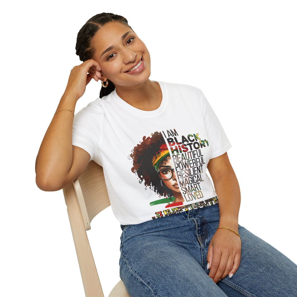 “I Am Black History: Beautiful, Powerful, Resilient” Tee
