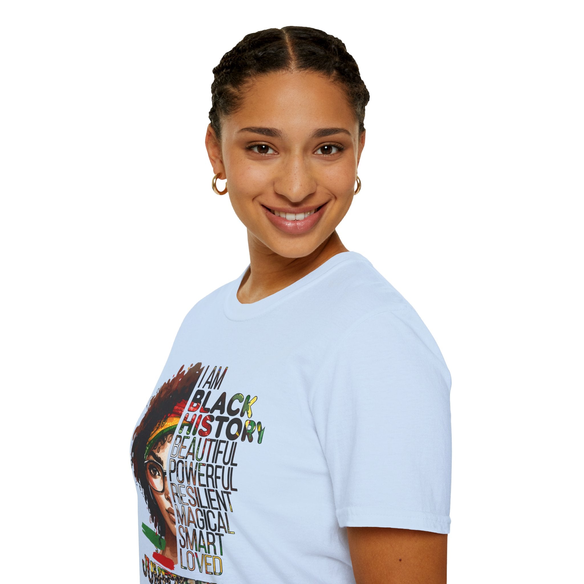 “I Am Black History: Beautiful, Powerful, Resilient” Tee