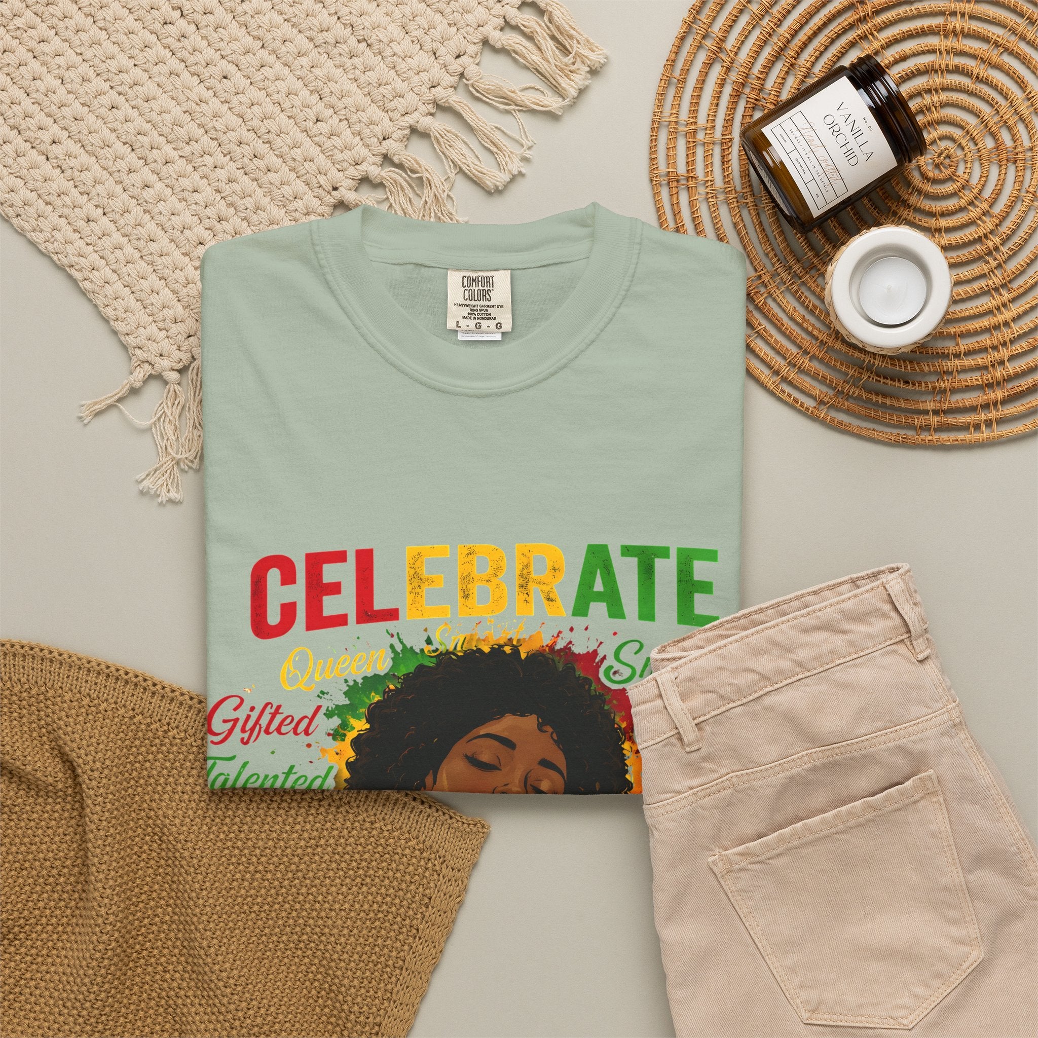Juneteenth Celebration T-Shirt — Celebrate Juneteenth with Afrocentric Art & Empowering Words