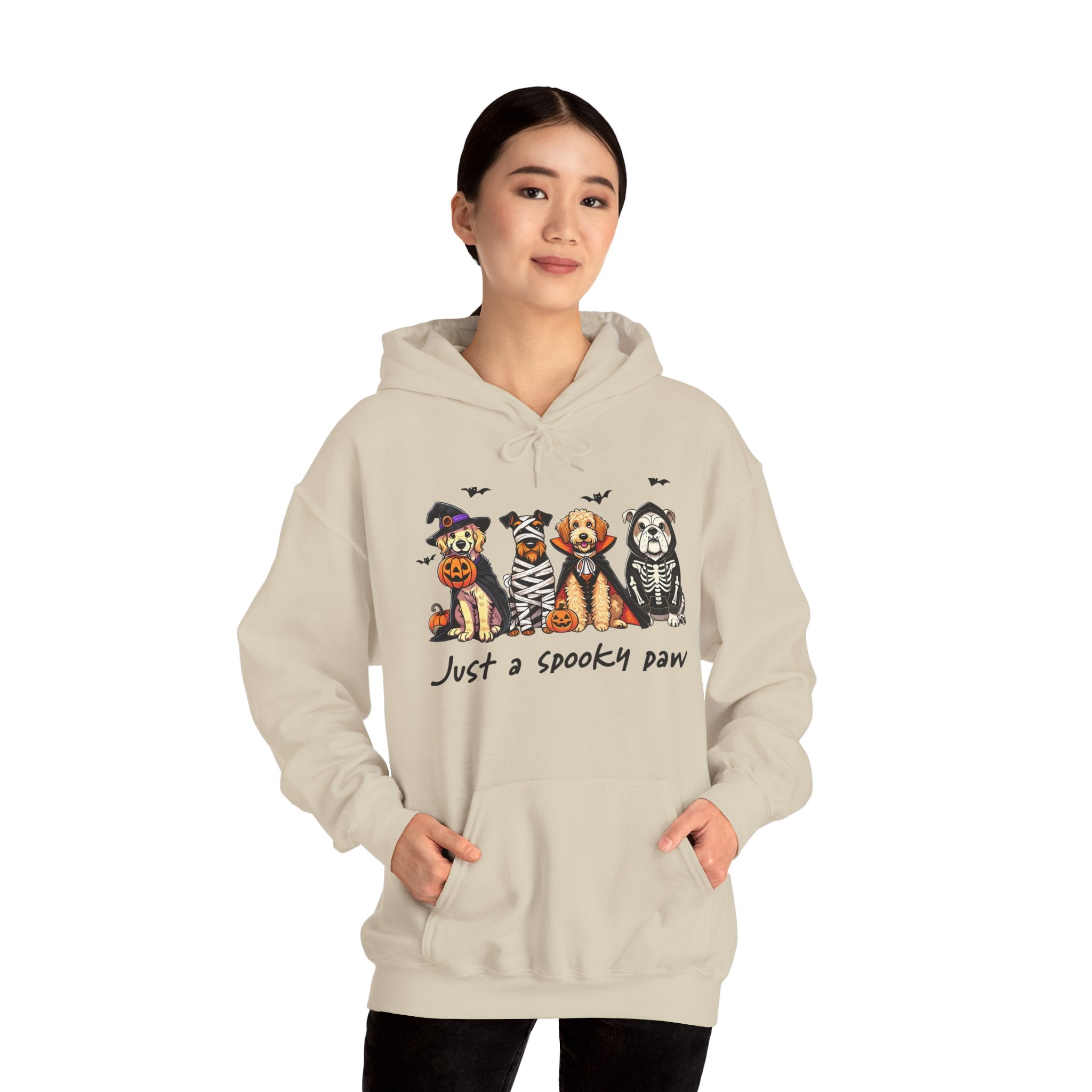 Spooky Paws Hooded Sweatshirt