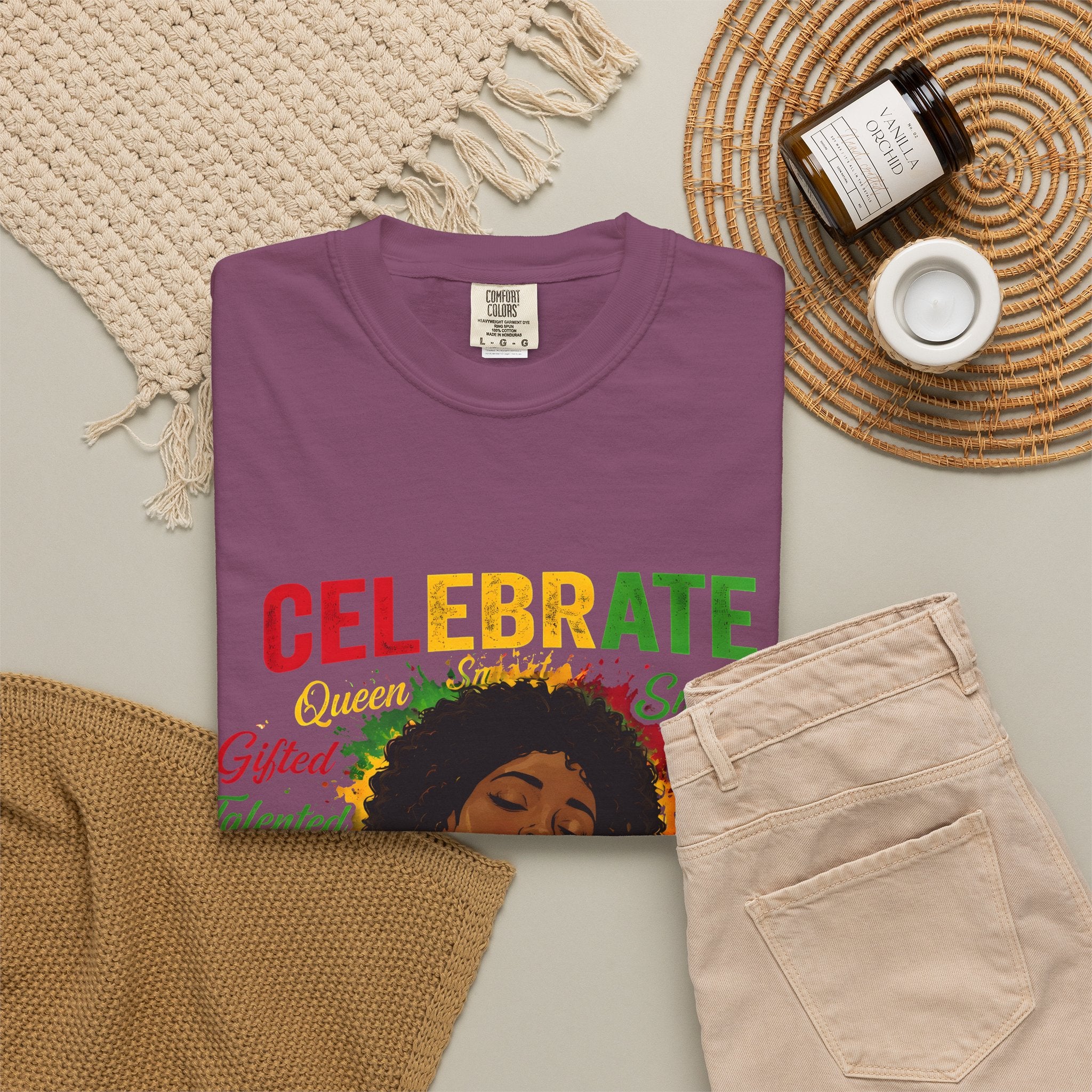 Juneteenth Celebration T-Shirt — Celebrate Juneteenth with Afrocentric Art & Empowering Words