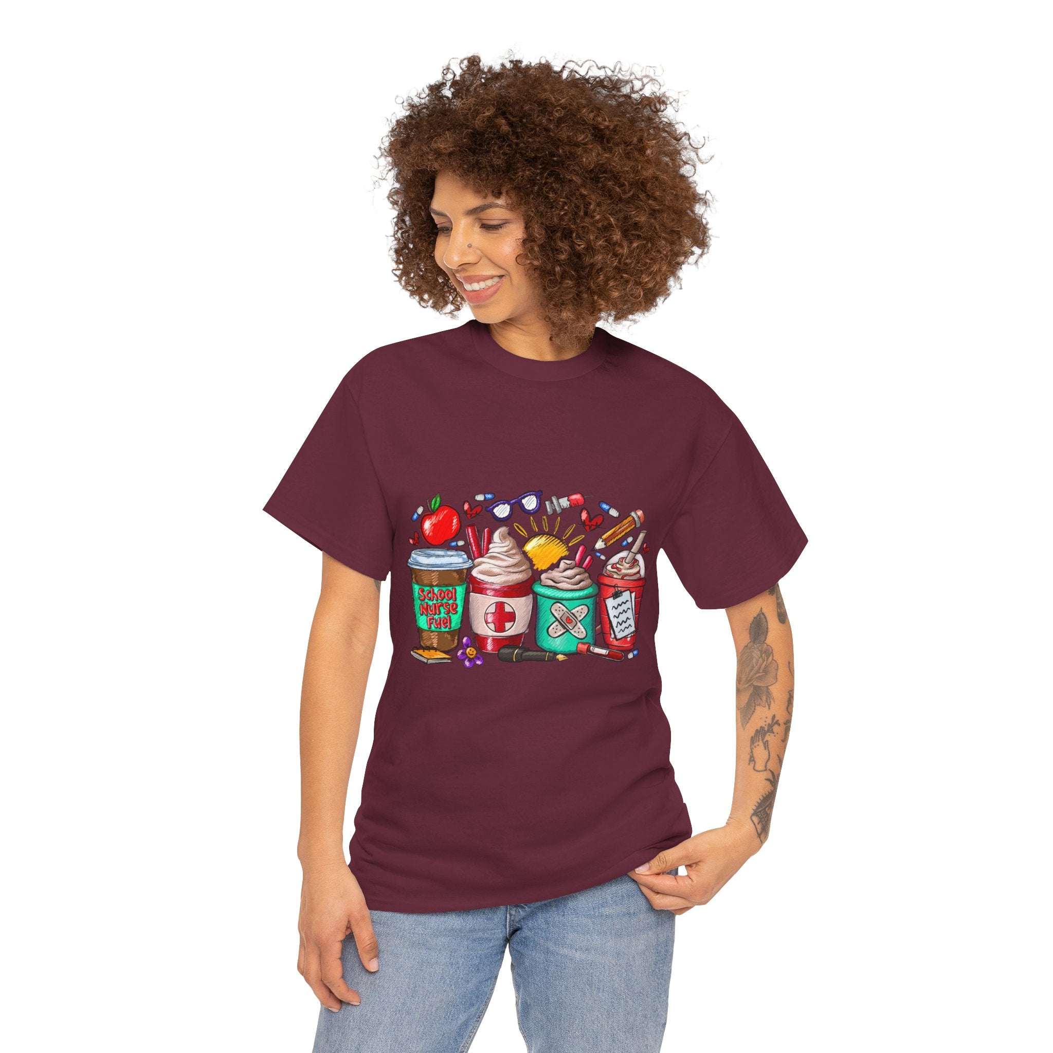 School Nurse Fuel Tee
