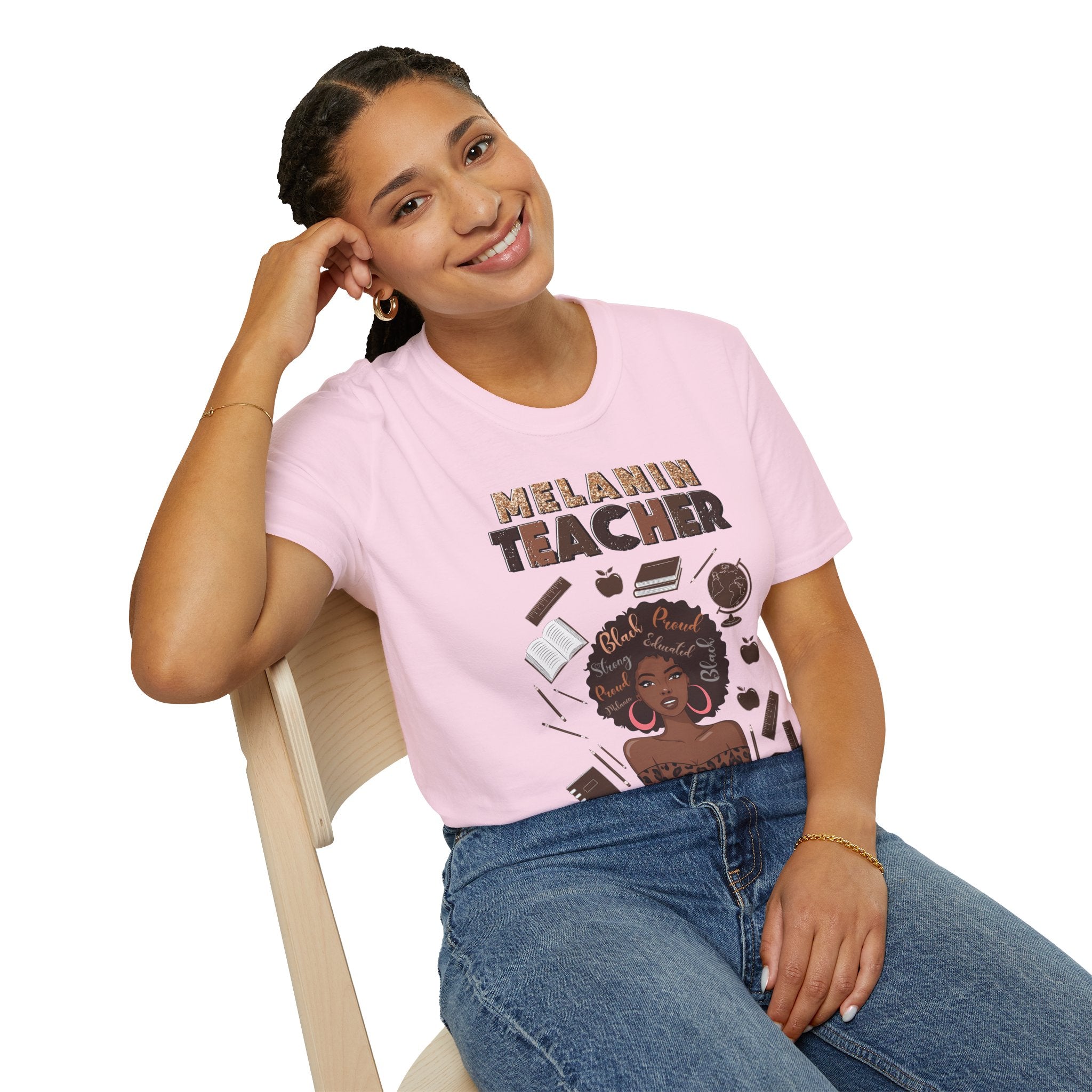 Melanin Teacher Tee