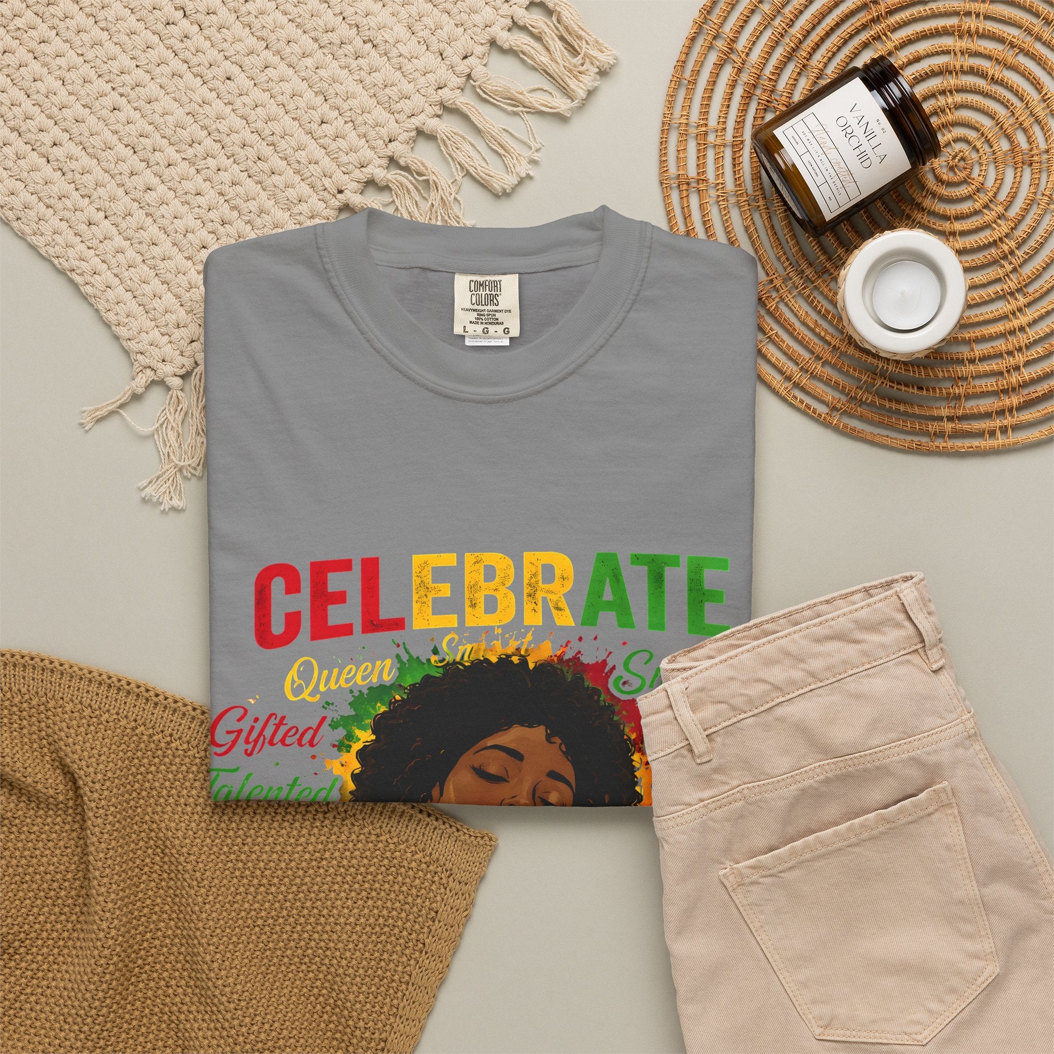 Juneteenth Celebration T-Shirt — Celebrate Juneteenth with Afrocentric Art & Empowering Words