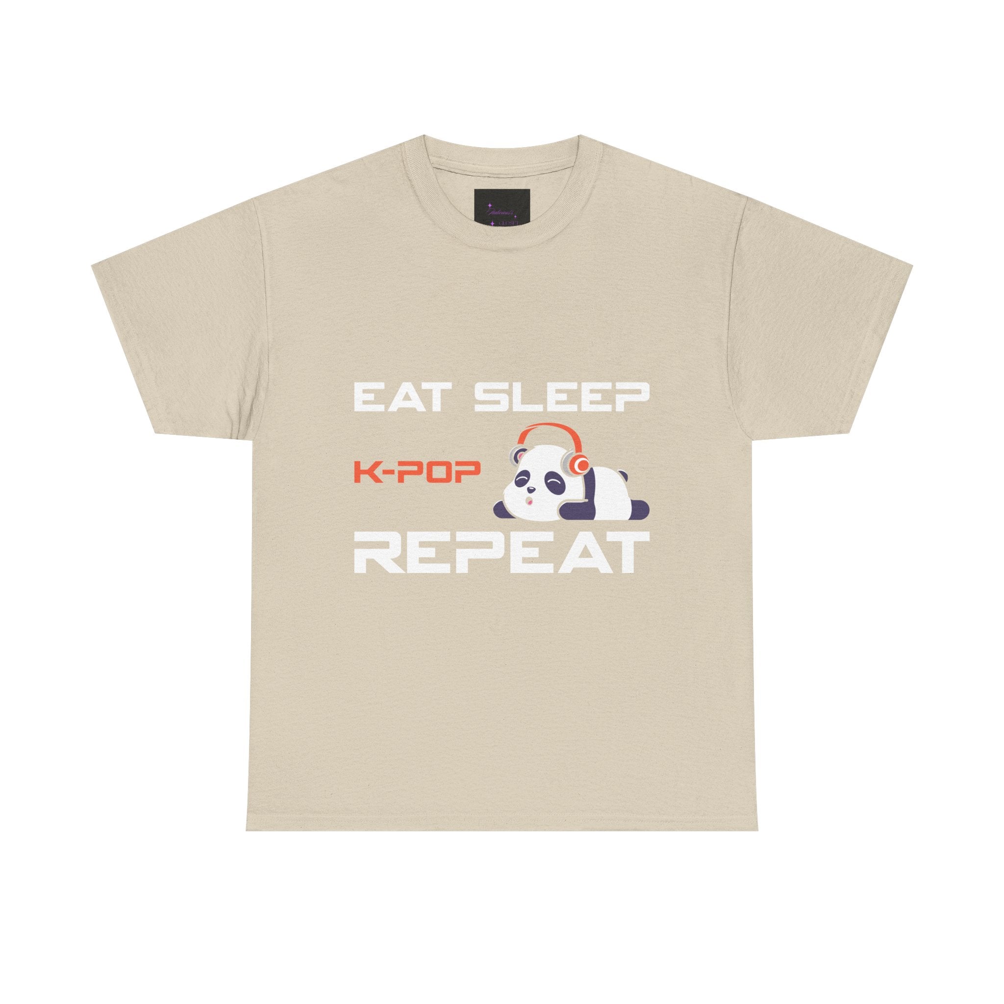 Eat, Sleep, K-Pop Panda Tee