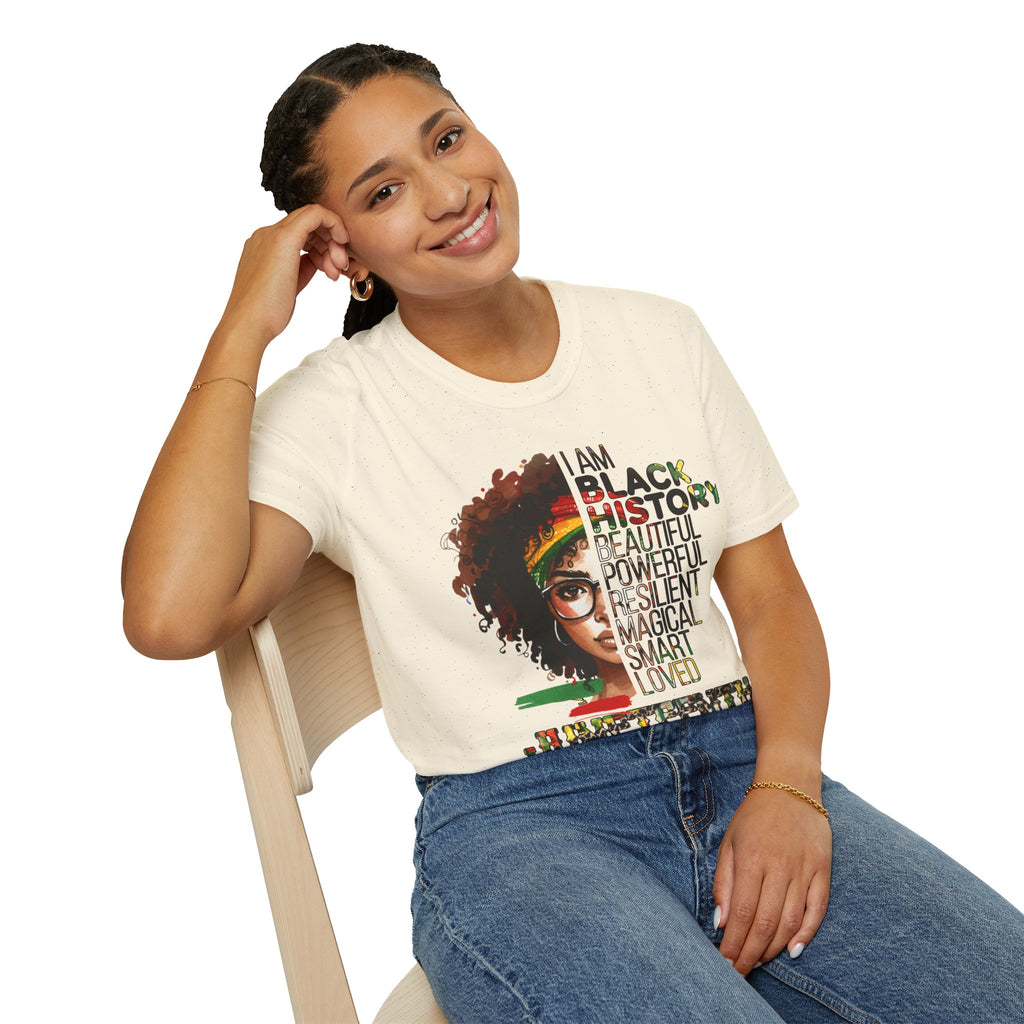 “I Am Black History: Beautiful, Powerful, Resilient” Tee