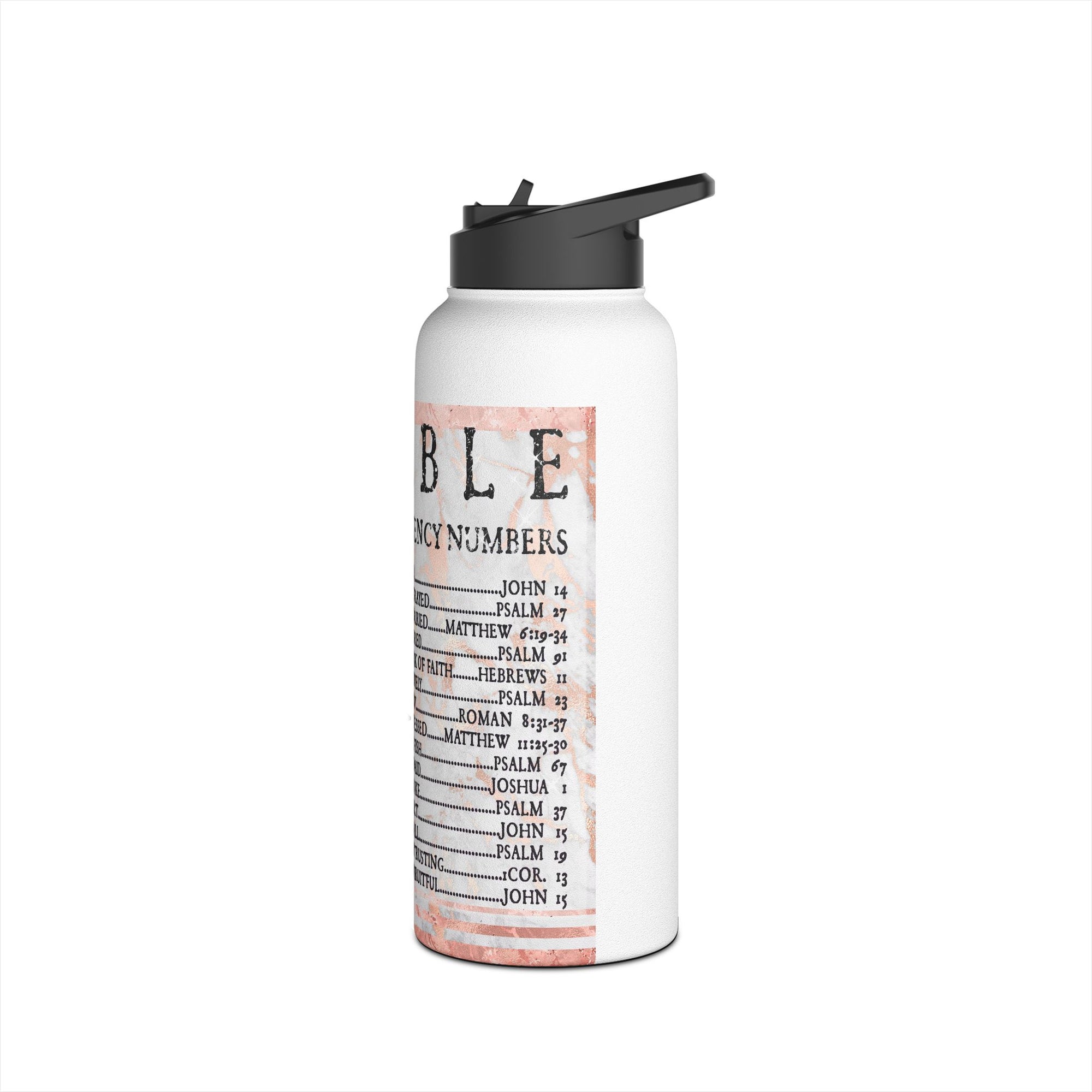 Bible Emergency Water Bottle