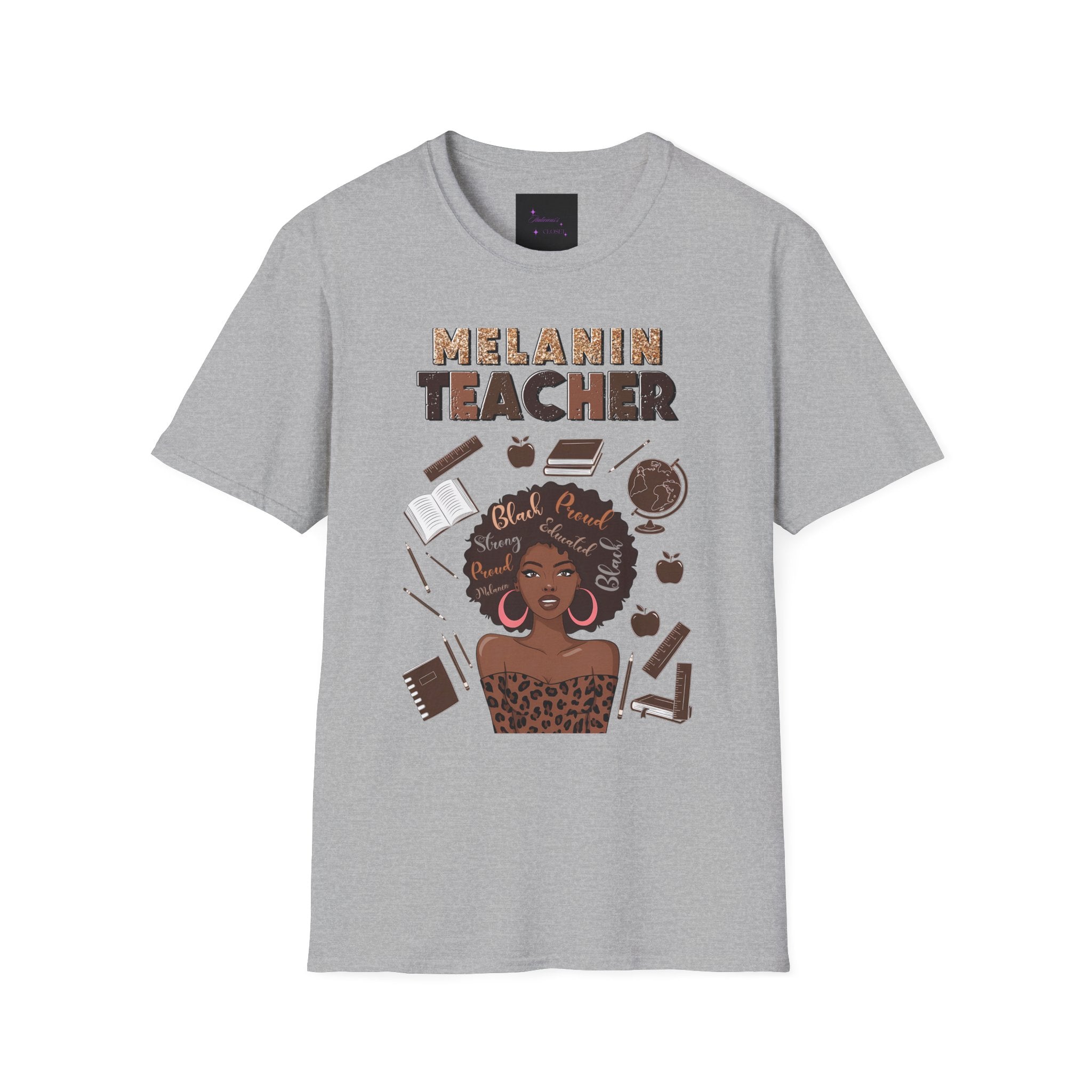 Melanin Teacher Tee