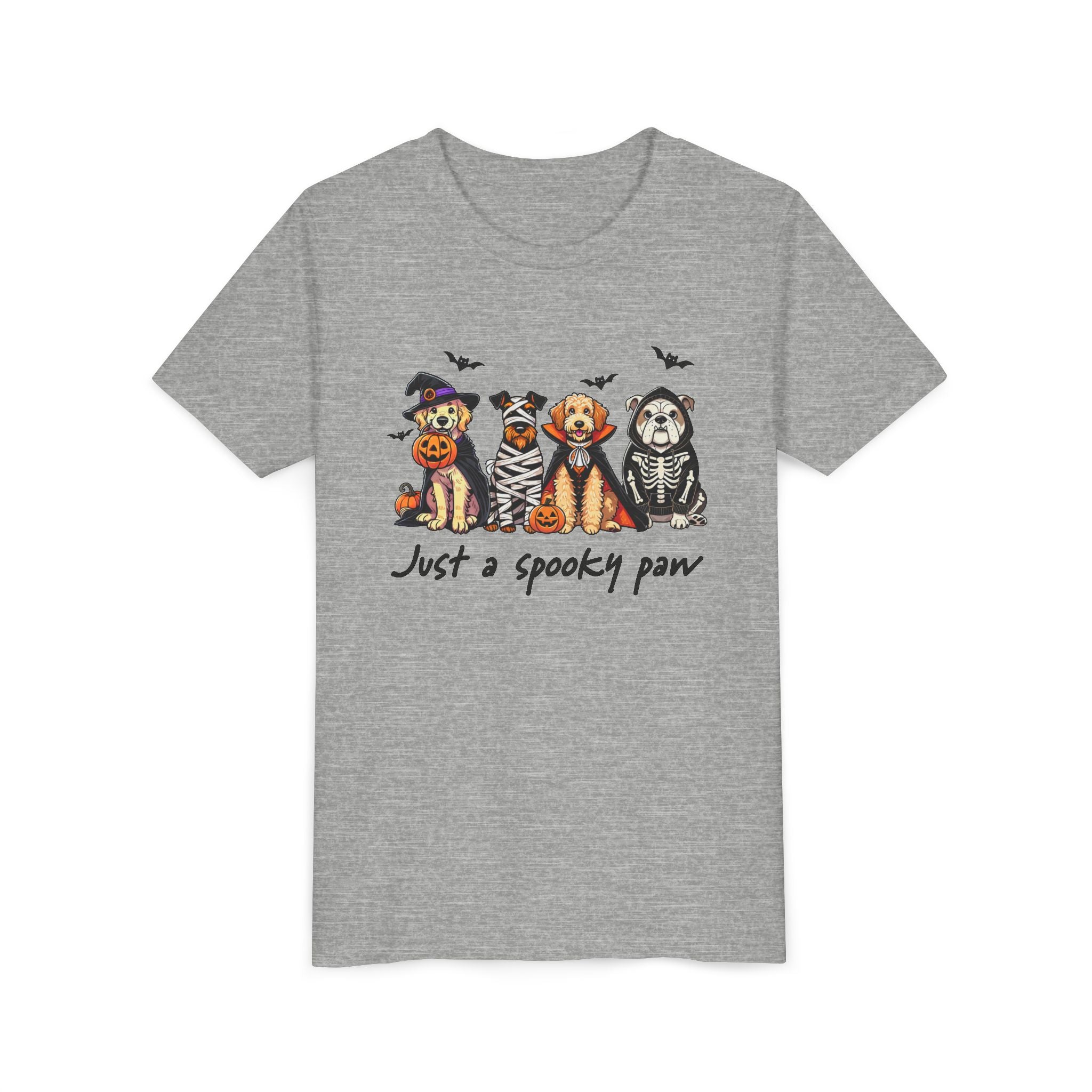 Spooky Paw Halloween Youth Tee